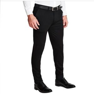 Bobby Jones ATHLETIC FIT STRETCH SUIT PANTS - BLACK